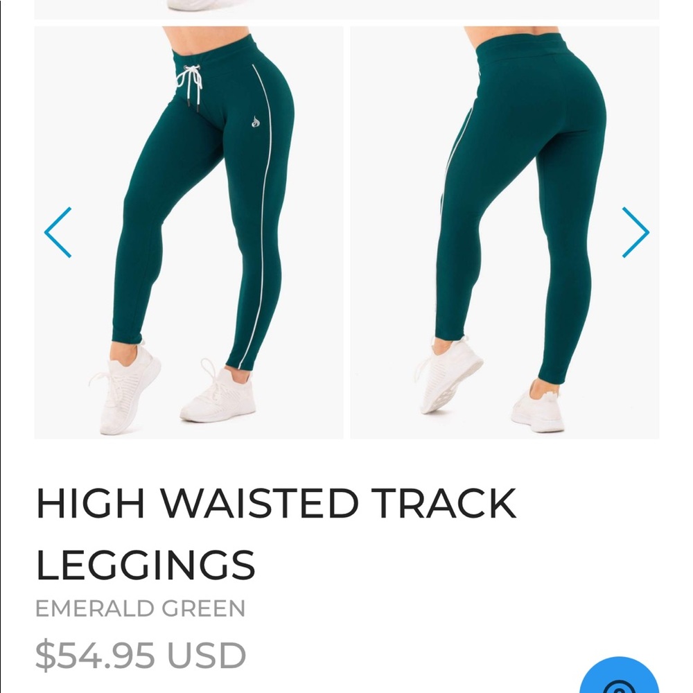 High waisted track pant leggings